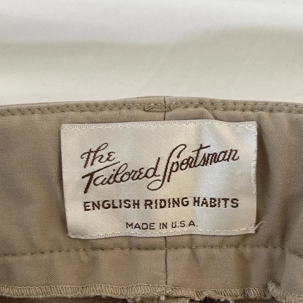 The Tailored Sportsman Beige Equestrian Breeches - Picture 3 of 7